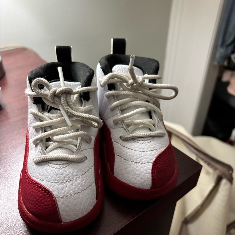 Jordan 12’s, Kids Red Sneakers